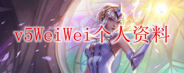 若执掌星辰，不负韶华——探秘英雄联盟职业选手v5WeiWei之路